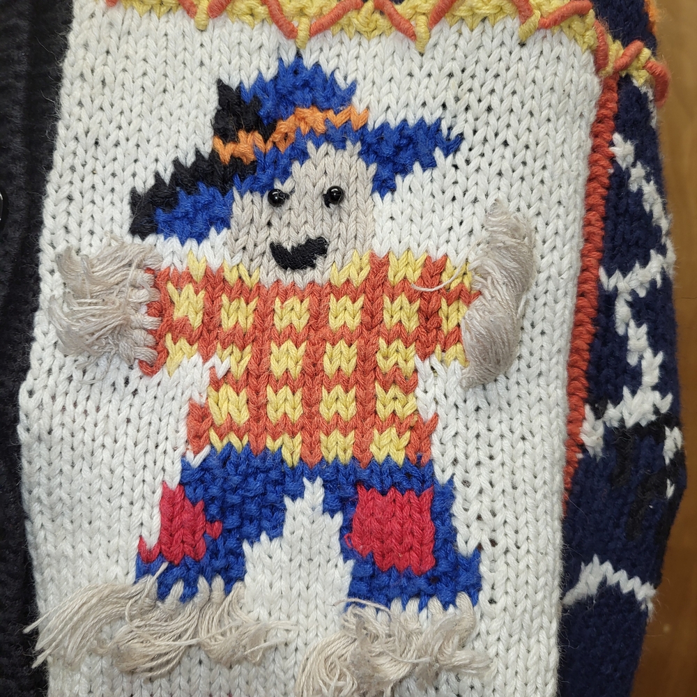 Care Label Halloween Patchwork Sweater Vest - Picture 5 of 6